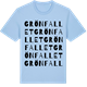 Blue Soul t-shirt med Grönfallet ordlek t-shirt
