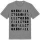 Mid Heather Gray t-shirt med Grönfallet ordlek t-shirt