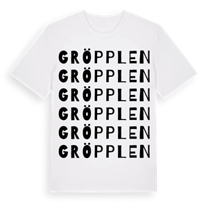 Gröpplen ordlek t-shirt – ekologisk bomull t-shirt från Pinshirt