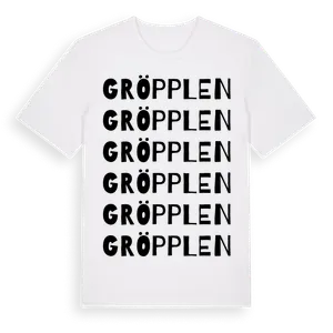 Gröpplen ordlek t-shirt – ekologisk bomull t-shirt från Pinshirt