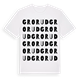 Grorud ordlek t-shirt