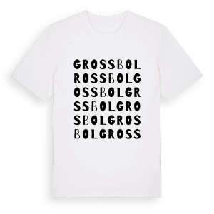 Grossbol ordlek t-shirt – ekologisk bomull t-shirt från PinShirt