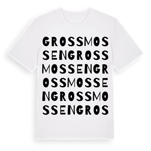 Grossmossen ordlek t-shirt – ekologisk bomull t-shirt från Pinshirt