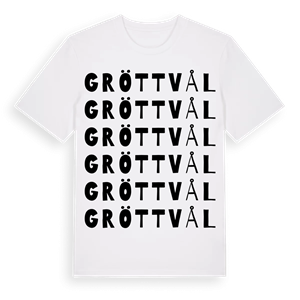 Gröttvål ordlek t-shirt – ekologisk bomull t-shirt från PinShirt