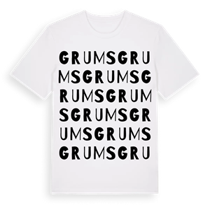 Grums ordlek t-shirt – ekologisk bomull t-shirt från PinShirt