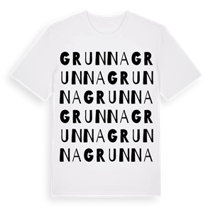 Grunna ordlek t-shirt – ekologisk bomull t-shirt från PinShirt
