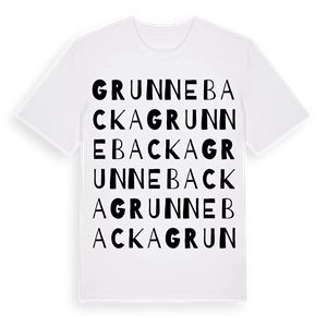 Grunnebacka ordlek t-shirt – ekologisk bomull t-shirt från Pinshirt