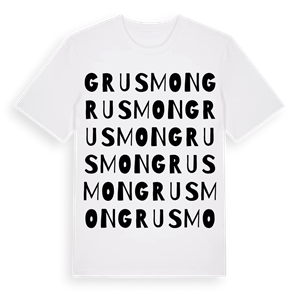 Grusmon ordlek t-shirt – ekologisk bomull t-shirt från Pinshirt
