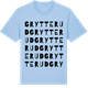 Blue Soul t-shirt med Grytterud ordlek t-shirt