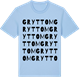Blue Soul t-shirt med Gryttom ordlek t-shirt