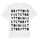 Gryttomshultet ordlek t-shirt