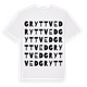 White t-shirt med Gryttved ordlek t-shirt