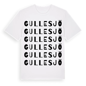 Gullesjö ordlek t-shirt – ekologisk bomull t-shirt från PinShirt