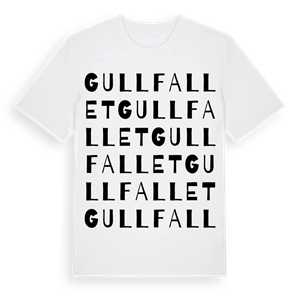 Gullfallet ordlek t-shirt – ekologisk bomull t-shirt från PinShirt