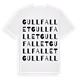 Gullfallet ordlek t-shirt