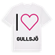 Jag älskar Gullsjö t-shirt stort tryck