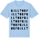 Blue Soul t-shirt med Gulltorp ordlek t-shirt