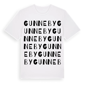 Gunneby ordlek t-shirt – ekologisk bomull t-shirt från PinShirt