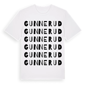Gunnerud ordlek t-shirt – ekologisk bomull t-shirt från PinShirt