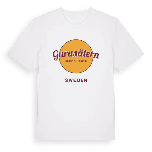 Gurusätern cirkel t-shirt – ekologisk bomull t-shirt från PinShirt