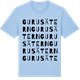 Blue Soul t-shirt med Gurusätern ordlek t-shirt