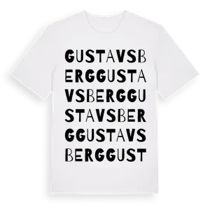 Gustavsberg ordlek t-shirt – ekologisk bomull t-shirt från Pinshirt