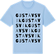 Blue Soul t-shirt med Gustavsvik ordlek t-shirt