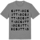 Mid Heather Gray t-shirt med Guttane ordlek t-shirt
