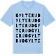 Blue Soul t-shirt med Gylterud ordlek t-shirt