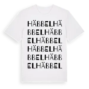 Häbbel ordlek t-shirt – ekologisk bomull t-shirt från Pinshirt