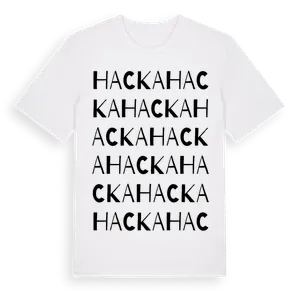 Hacka ordlek t-shirt – ekologisk bomull t-shirt från Pinshirt