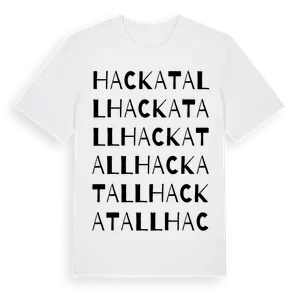 Hackatall ordlek t-shirt – ekologisk bomull t-shirt från Pinshirt