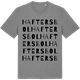 Mid Heather Gray t-shirt med Haftersbol ordlek t-shirt