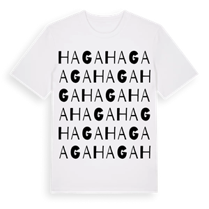 Haga ordlek t-shirt – ekologisk bomull t-shirt från PinShirt
