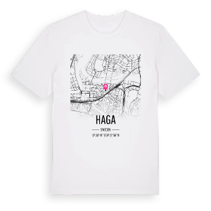 Haga karta t-shirt – ekologisk bomull t-shirt från PinShirt