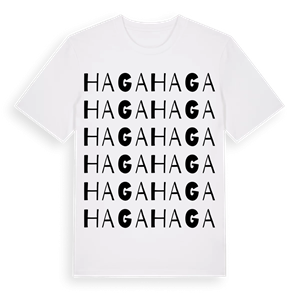 Haga ordlek t-shirt – ekologisk bomull t-shirt från PinShirt