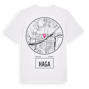 Haga t-shirt – ekologisk bomull t-shirt från PinShirt