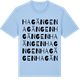 Blue Soul t-shirt med Hagängen ordlek t-shirt