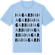 Blue Soul t-shirt med Hagarna ordlek t-shirt