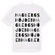 Hagbergshöjden ordlek t-shirt