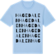 Blue Soul t-shirt med Hagedalen ordlek t-shirt