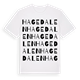 Hagedalen ordlek t-shirt