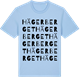 Blue Soul t-shirt med Hägerberget ordlek t-shirt