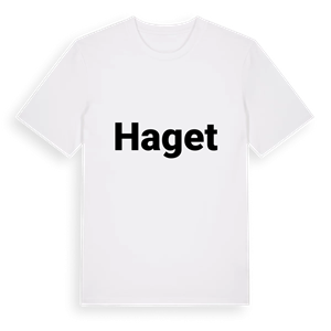 Haget fetstil t-shirt – ekologisk bomull t-shirt från PinShirt