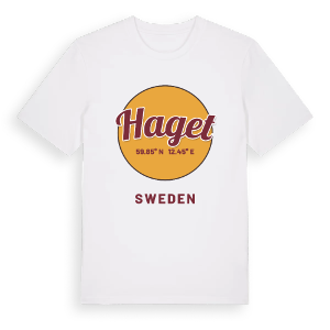 Haget cirkel t-shirt – ekologisk bomull t-shirt från PinShirt
