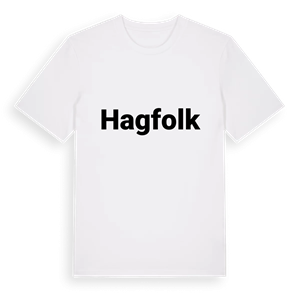 Hagfolk fetstil t-shirt – ekologisk bomull t-shirt från PinShirt