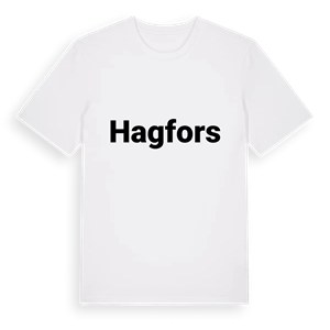 Hagfors fetstil t-shirt – ekologisk bomull t-shirt från PinShirt