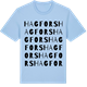 Blue Soul t-shirt med Hagfors ordlek t-shirt