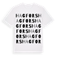 Hagfors ordlek t-shirt