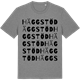 Mid Heather Gray t-shirt med Häggstöd ordlek t-shirt